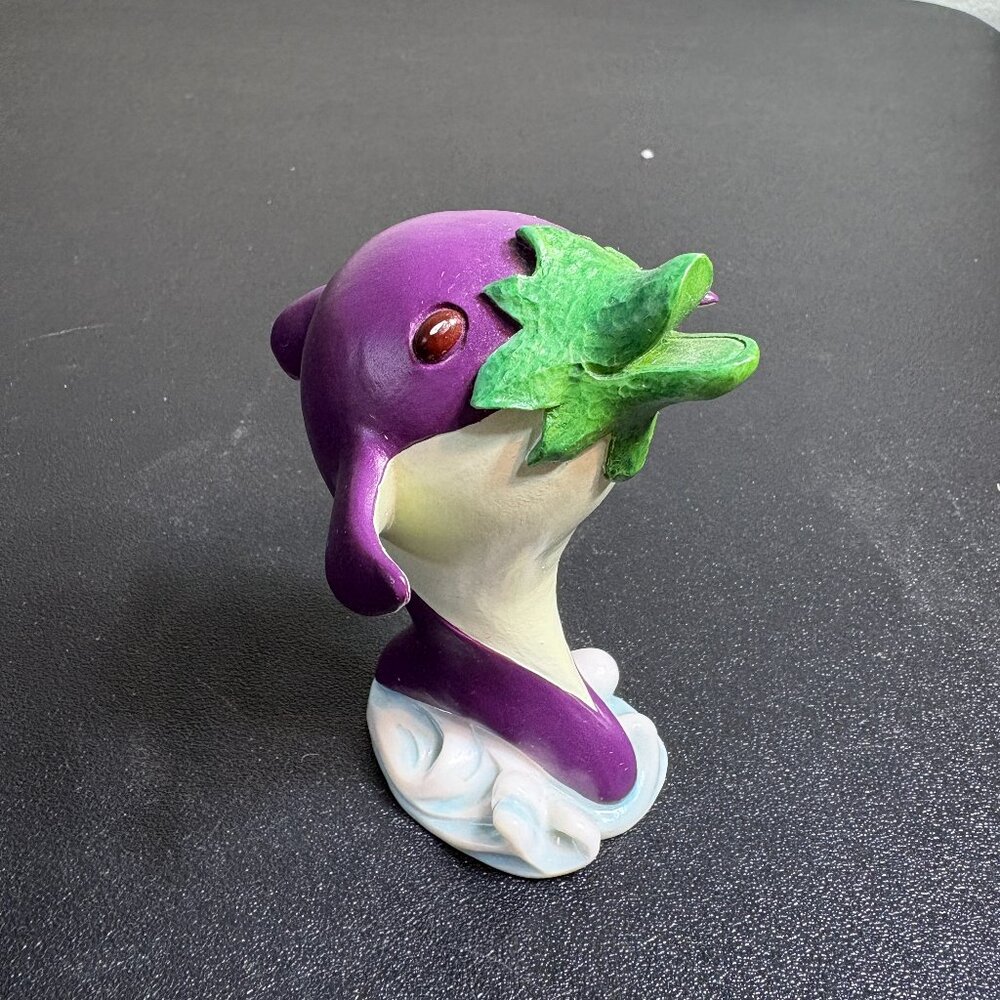 Eggplant Porpoise Home Grown Figurine by Enesco